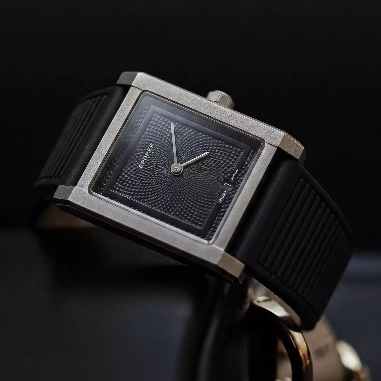 Smartwatch Vintage Watches For Men - Męski zegarek kwarcowy z kwadratową tarczą,