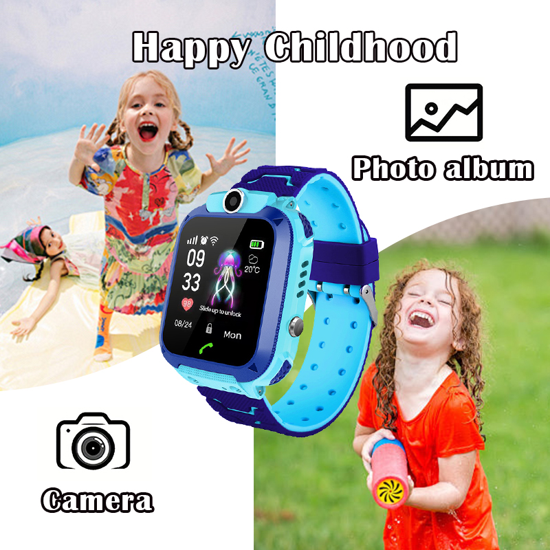Smartwatch Watches For Kid Boy With Gps - Inteligentny zegarek dla dzieci Q12B z