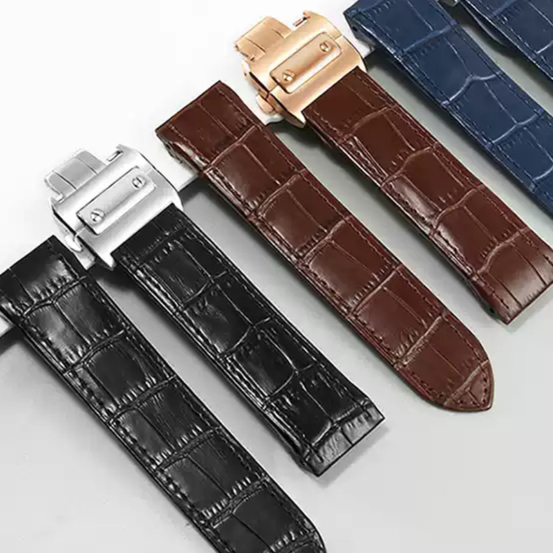 Cartier Watch Santos - Pasek do zegarka z prawdziwej skóry