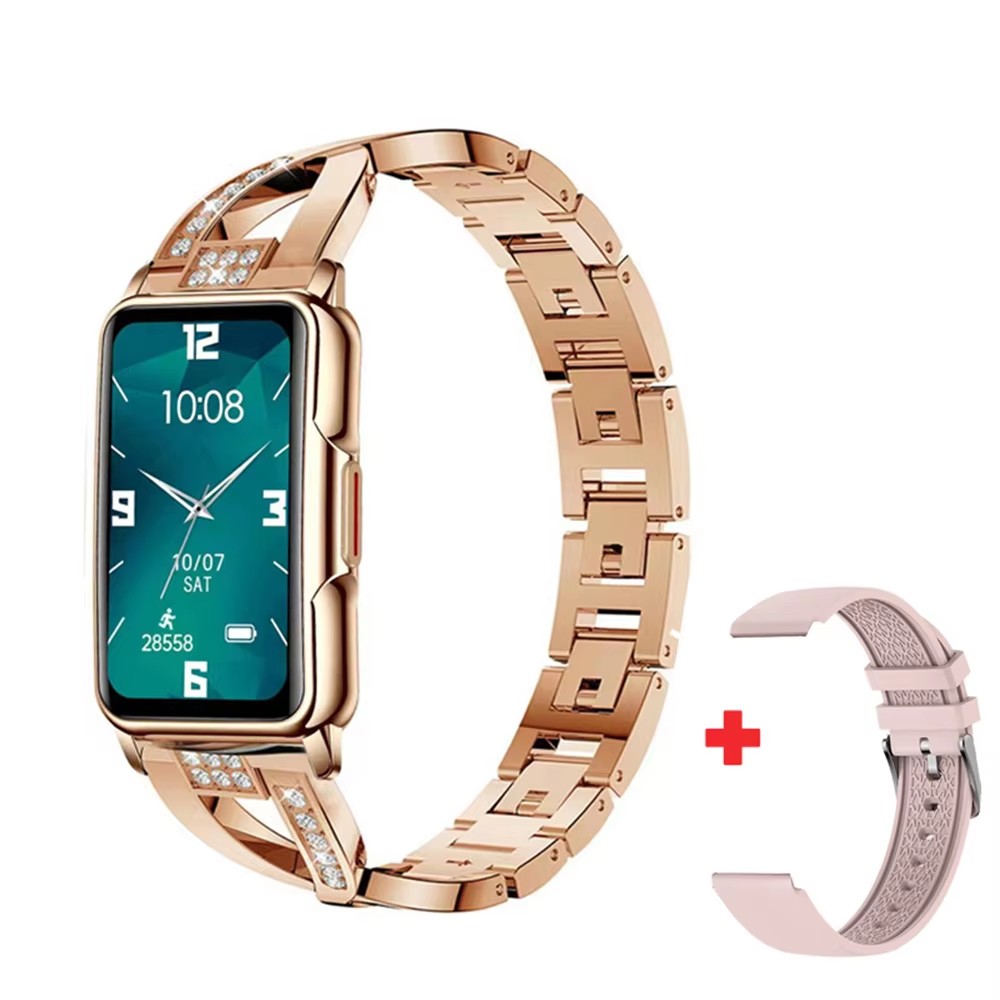 Smartwatch Ladies Watches For Women - Damski Smartwatch Luksusowy z Diamentami, Monitor