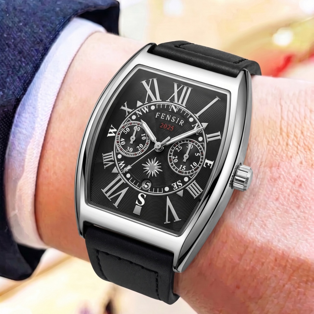 Smartwatch Vintage Watches For Men - Luksusowy męski zegarek z kwarcowym mechanizmem