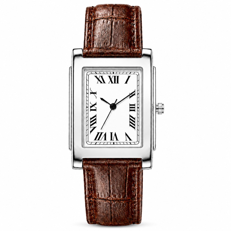 Minimalistyczny prostokątny ze – Smartwatch Vintage Watches For Men recenzja i cena