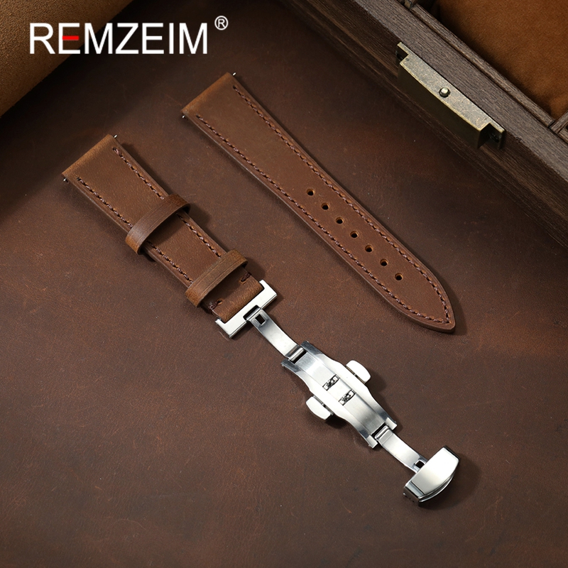 Paski do zegarków ze skóry Cra – Smartwatch Vintage Watches For Men recenzja i cena