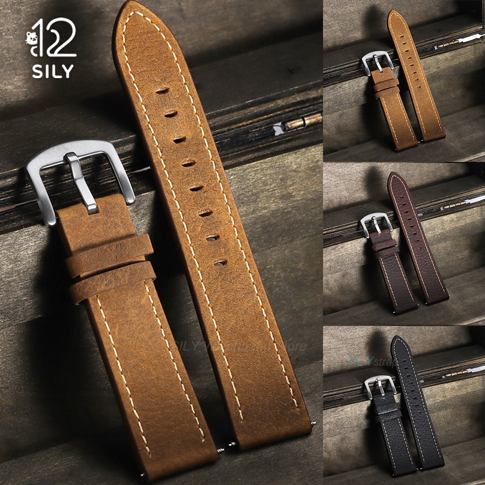 Pasek do zegarka ze skóry ciel – Smartwatch Vintage Watches For Men recenzja i cena