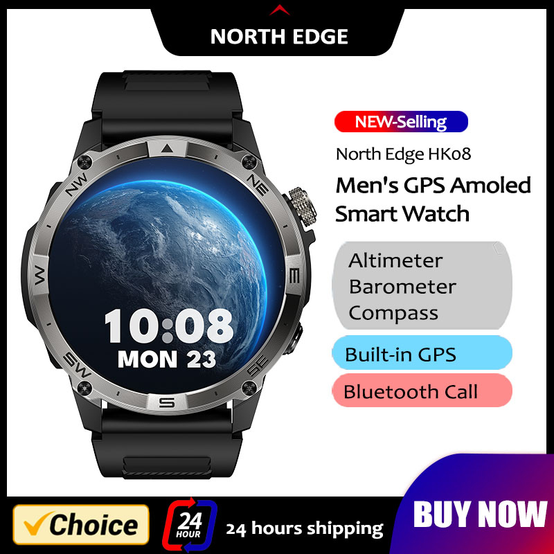 NORTH EDGE GPS sportowy inteli – Hybrid Smartwatch recenzja i cena