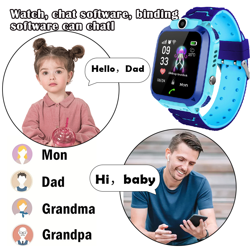 Inteligentny zegarek dla dziec – Smartwatch Watches For Kid Boy With Gps recenzja i cena