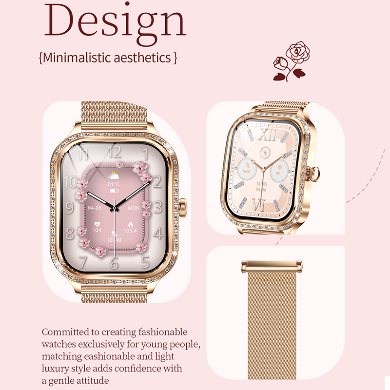 Nowy inteligentny zegarek dla  – Smartwatch Ladies Watches For Women recenzja i cena