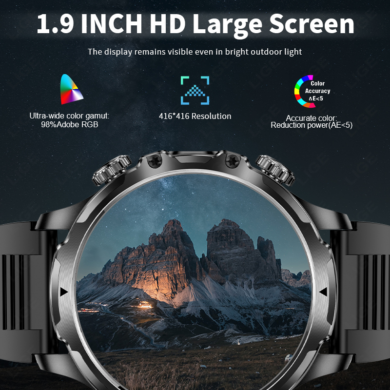 LIGE Smartwatch wojskowy męski – Timex Watches Smartwatch recenzja i cena