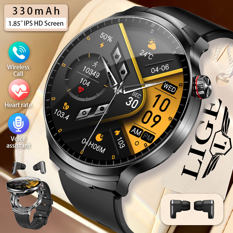 LIGE 2026 Nowe słuchawki TWS 2 – Smartwatch Noise Watches recenzja i cena