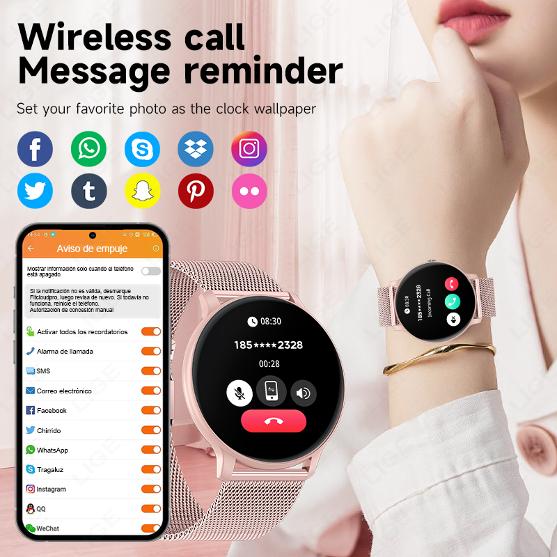 Nowy Smartwatch Damski z Funkc – Smartwatch Ladies Watches For Women recenzja i cena