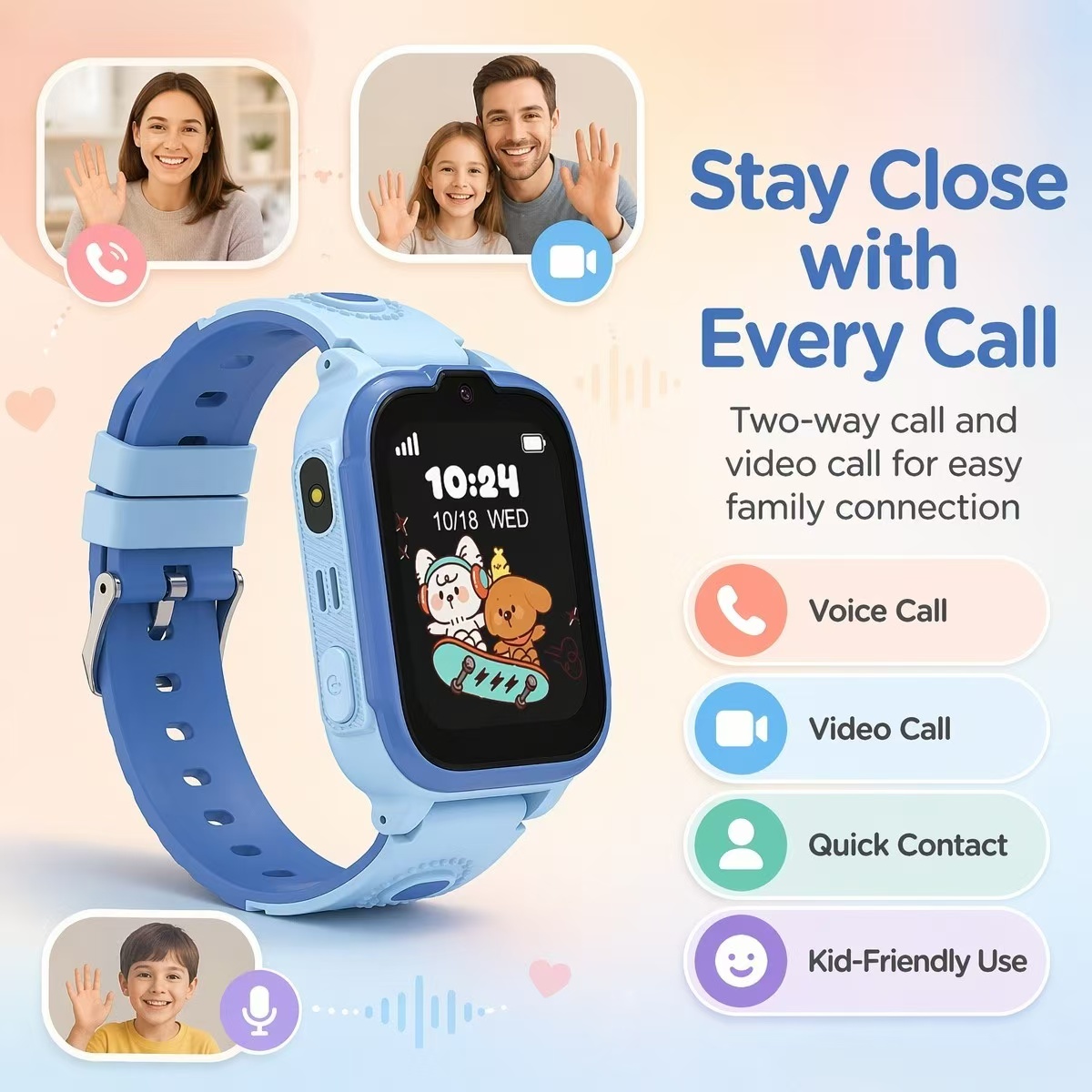 Smartwatch dla dzieci DH28, ek – Kids Watches Not Smartwatch recenzja i cena