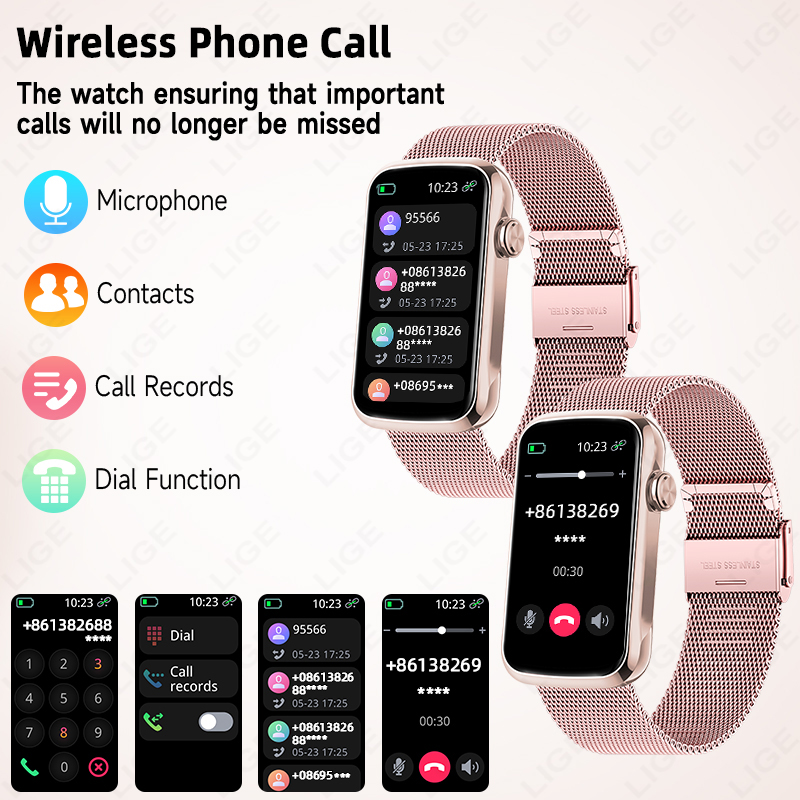 Smartwatch LIGE 1.47'' Damski  – Smartwatch Ladies Watches For Women recenzja i cena
