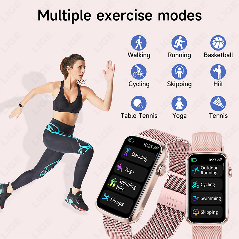 Smartwatch LIGE 1.47'' Damski  – Smartwatch Ladies Watches For Women recenzja i cena