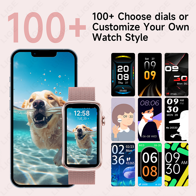 Smartwatch LIGE 1.47'' Damski  – Smartwatch Ladies Watches For Women recenzja i cena