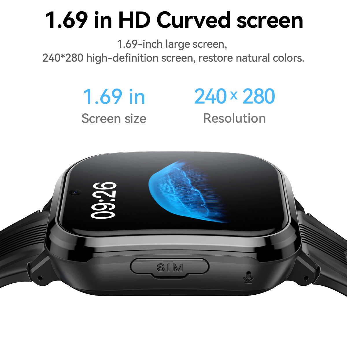 HOCO Y108 1.69-calowy zakrzywi – Smartwatch Watches For Kid Boy With Gps recenzja i cena