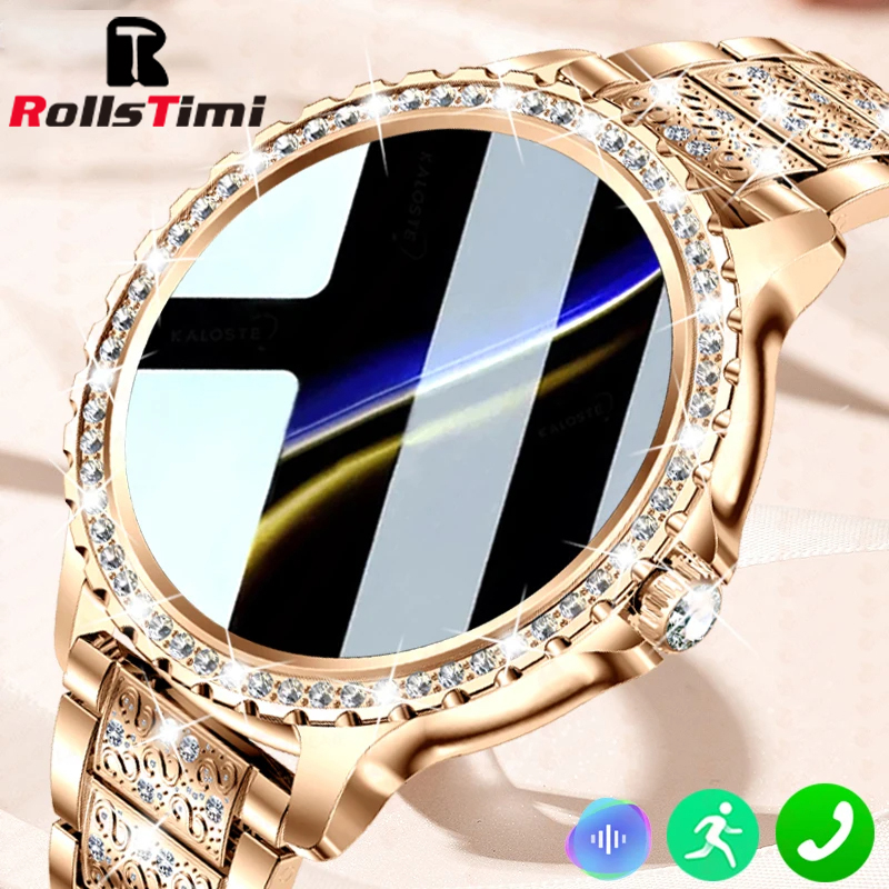 Moda luksusowe złote kobiety i – Smartwatch Ladies Watches For Women recenzja i cena