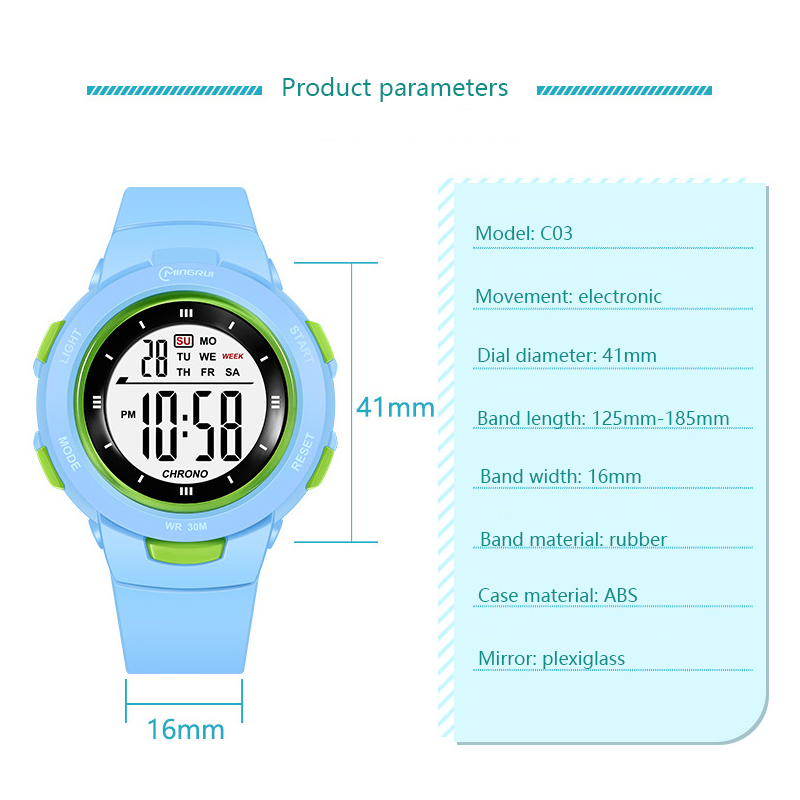 UTHAI Zegarki dla dzieci Moda  – Smartwatch Digital Watches For Kid Boy With Alarm recenzja i cena