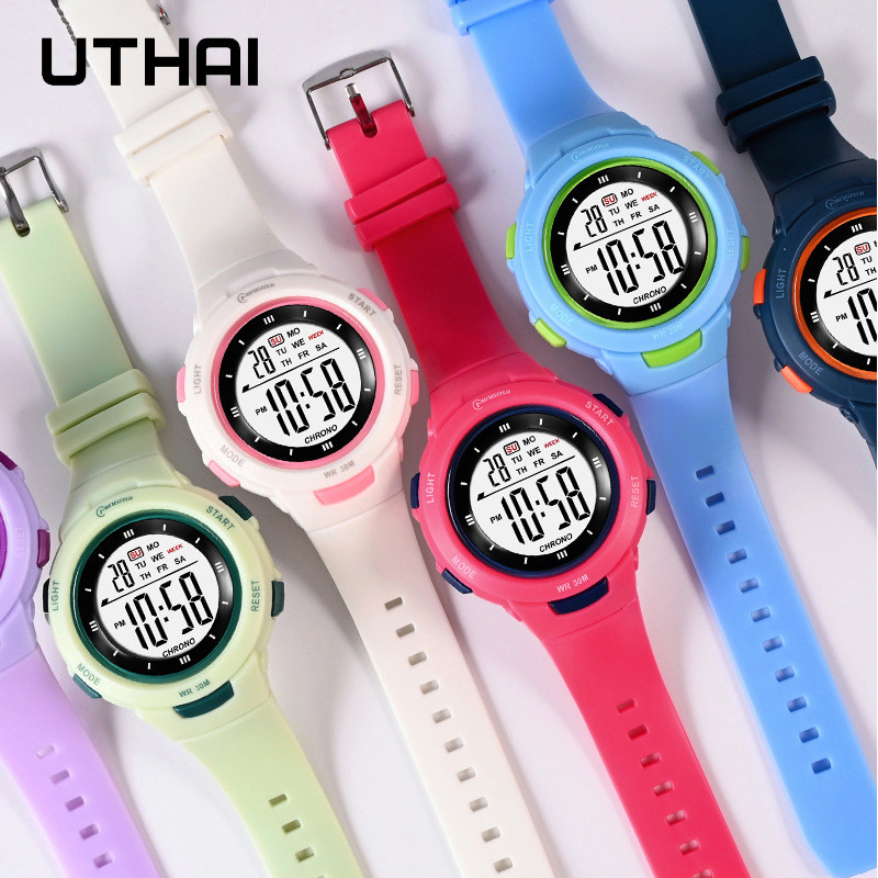 UTHAI Zegarki dla dzieci Moda  – Smartwatch Digital Watches For Kid Boy With Alarm recenzja i cena